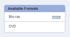 Blu-Ray and DVD Format only?