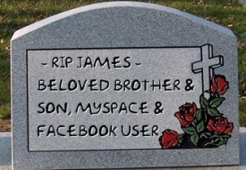 MySpace and Facebook User Tombstone