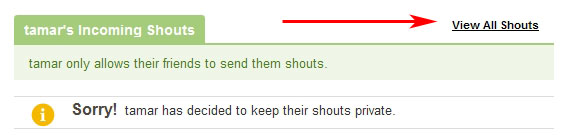 Digg Shout Preferences
