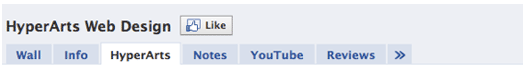Facebook - Old Top Tabs