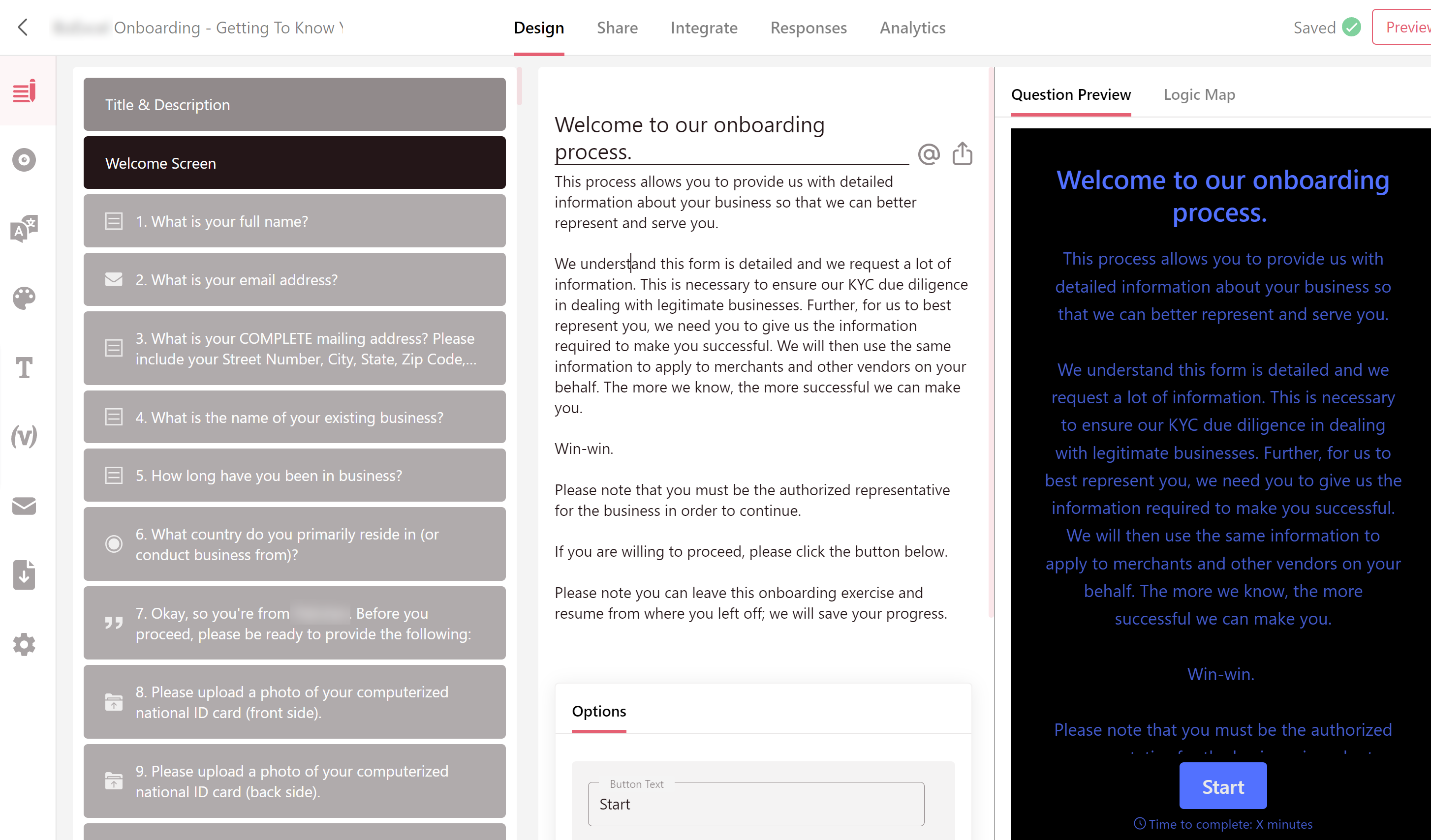 BlockSurvey survey creation tool